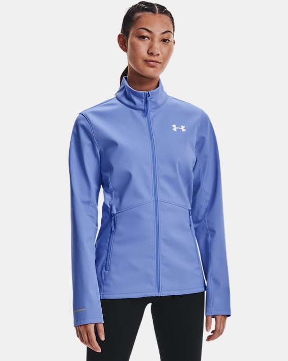 Women's UA Storm ColdGear® Infrared Shield Jacket, Purple, pdpMainDesktop image number 0